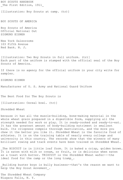 Product picture Boyscout handbook 1st edition ebook