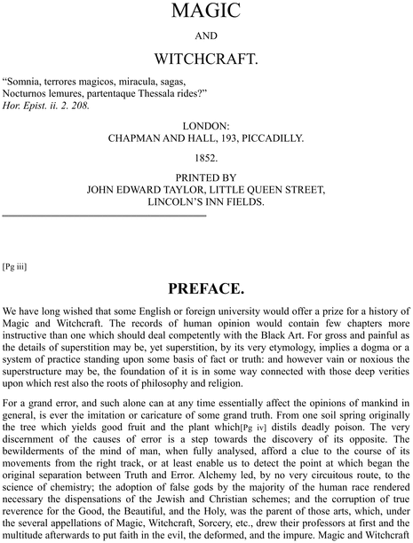 Product picture Magic and witchcraft 1852