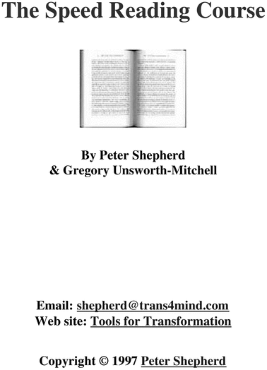 Product picture Learn how to speedread